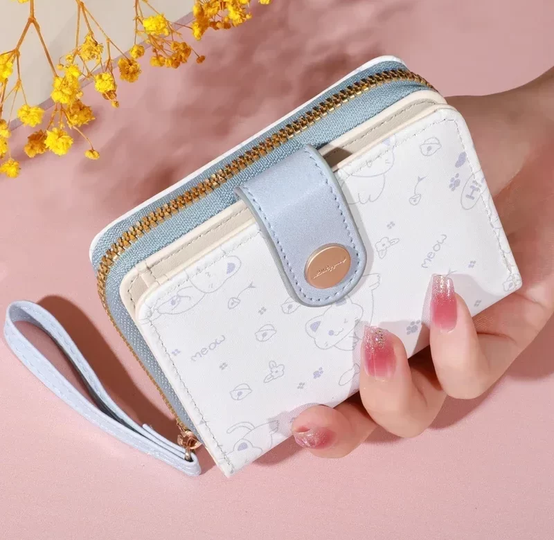 Retro roztomilá mini peněženka do kabelky | dámská peněženka, malá taška