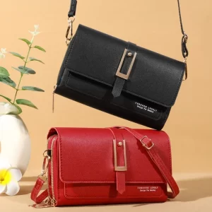 Elegantní crossbody taška pro ženy | dámská kabelka, peněženka