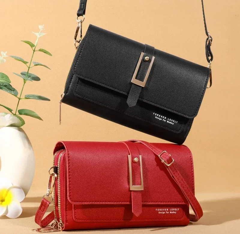 Elegantní crossbody taška pro ženy | dámská kabelka, peněženka