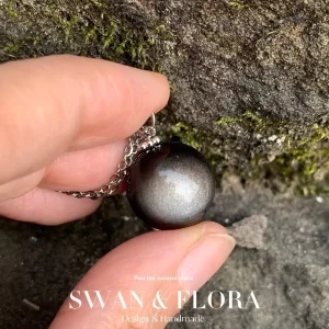 Obsidiánové šperky pro ochranu | ochranný amulet, náhrdelník, náušnice