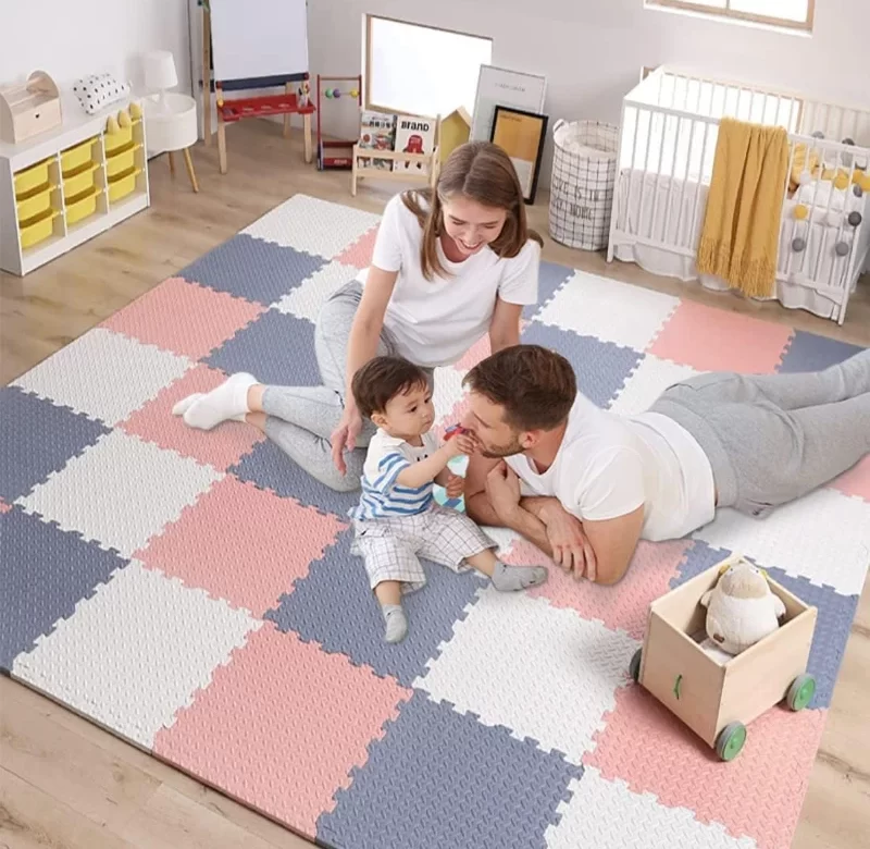 Měkká pěnová podložka pro děti | dětská podložka, hrací koberec