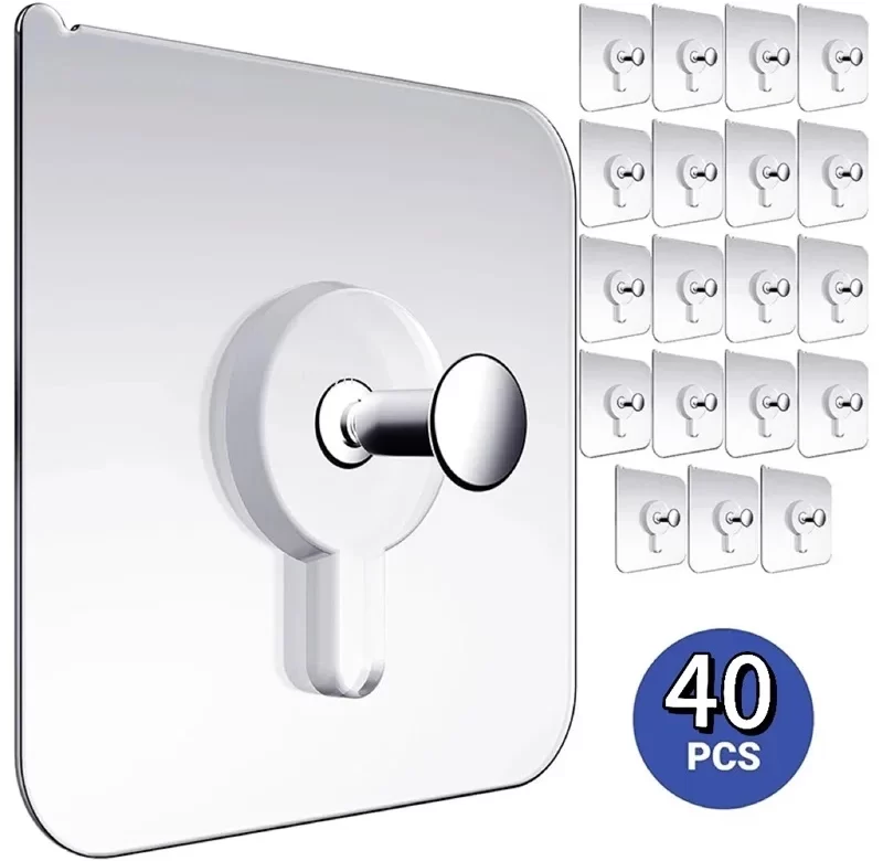 Silné samolepicí háčky bez vrtání | nástěnné úchyty, lepicí háčky