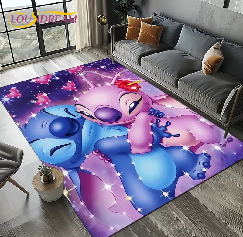 Dětský 3D koberec se Stitch motivem | koberec, podložka