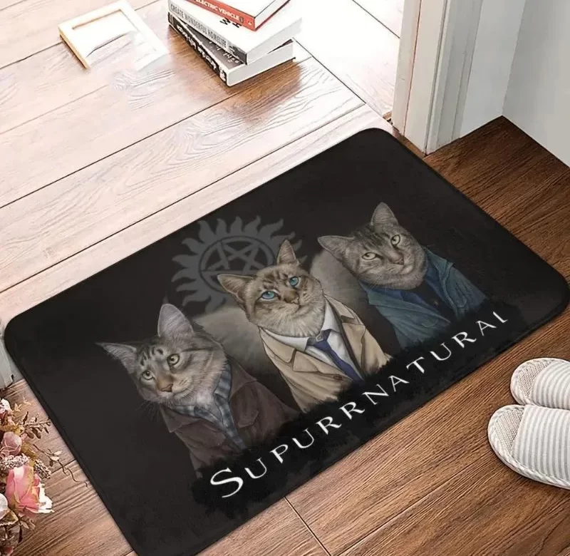 Supernatural vtipná protiskluzová rohožka před dveře | rohožka, podložka