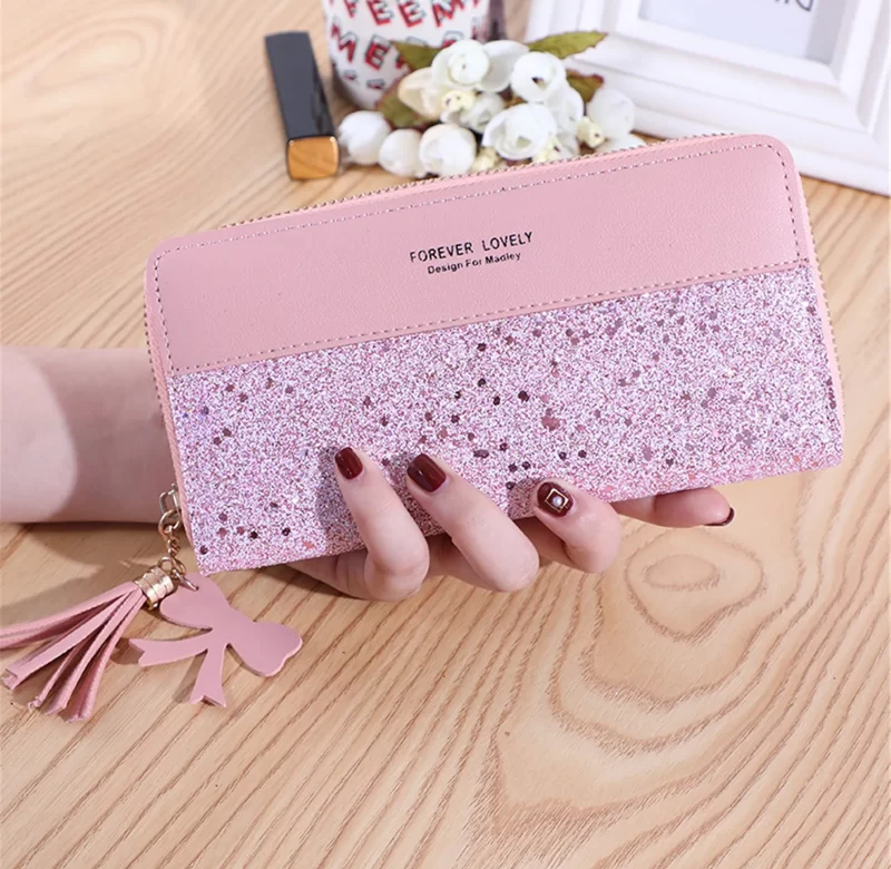 Elegantní dámská peněženka s držákem na mobil | dámská peněženka, kožená peněženka