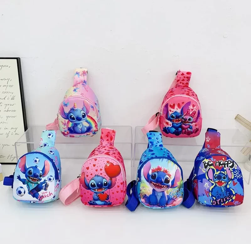 Stitch taška přes rameno pro děti | Dětská taška, crossbody taška