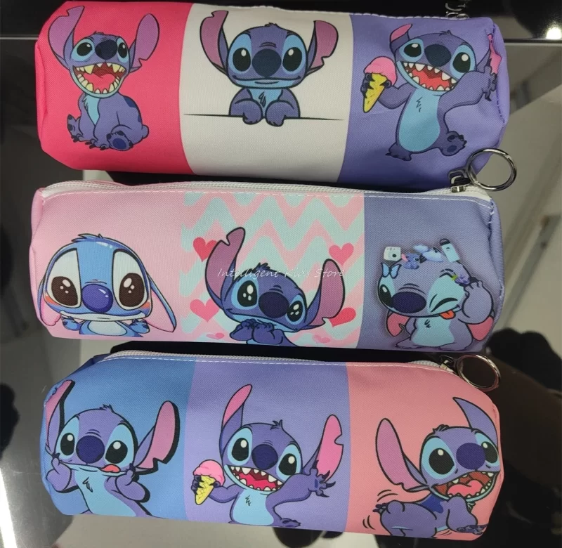 Stitch penál s kreslenou postavou | školní penál, anime pouzdro