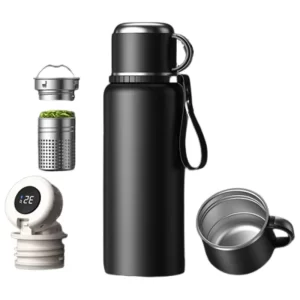 Velkokapacitní termoska s čajovým sítkem | termo hrnek, láhev na čaj