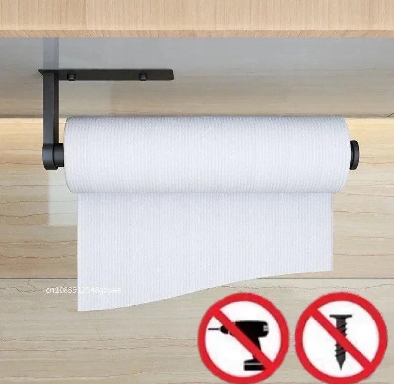 Držák papírových utěrek bez vrtání | kuchyňský držák, držák utěrek
