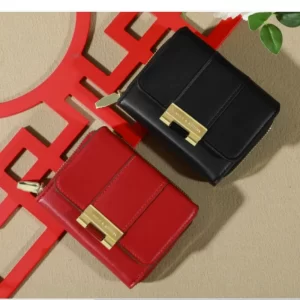 Dámská skládací peněženka na karty | malá peněženka, kožená peněženka