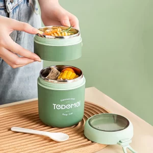 Termo box na jídlo s víkem | termoska, termo nádoba