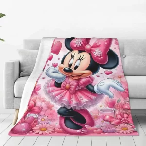 Mickey a Minnie zamilovaná flísová deka | dětská deka, flísová deka