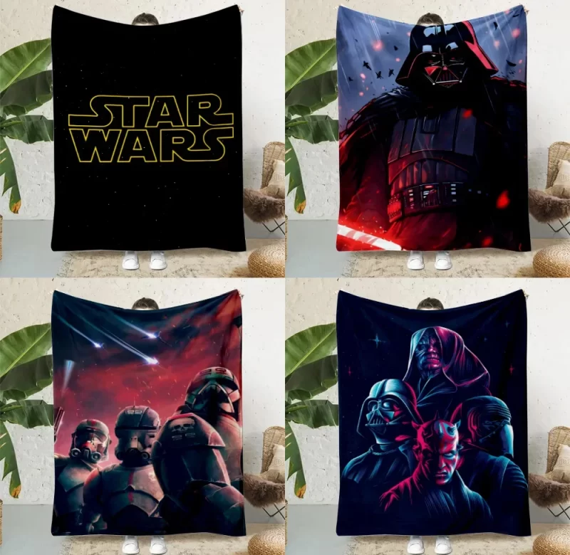 Stylová deka na cesty s ,motivem Hvězdných válek | deka, přikrývka Star Wars