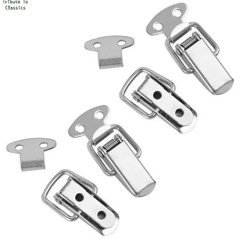 Nerezová přezka s pružinou na kufr | zámek kufru, kovová přezka