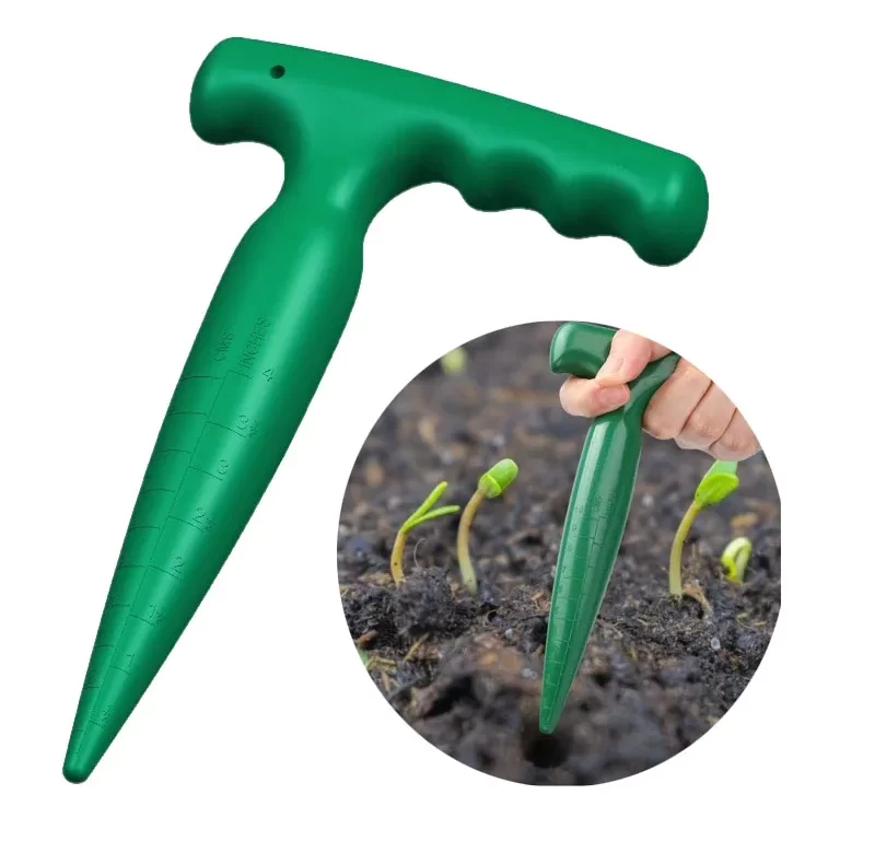 Ruční zahradní děrovač půdy pro výsadbu | zahradní nářadí, děrovač