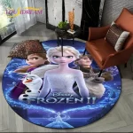 Koberec s motivem Ledového království pro děti | dětský koberec, kulatý koberec