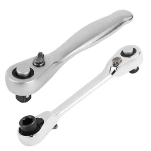 Mini ráčnový klíč s dvojitou hlavicí | ráčnový klíč, mini ráčna