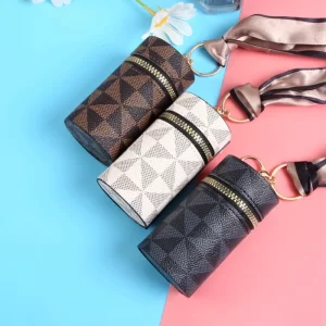 Trendy mini peněženka na zip s poutkem | dámská peněženka, mini kabelka