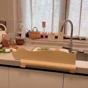 Vodní zábrana proti stříkání do dřezu | silikonová zábrana, kuchyňská clona