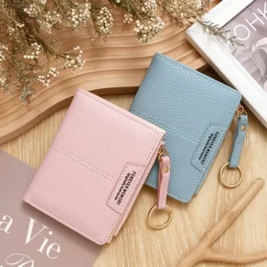 Elegantní slim peněženka s klíčenkou | dámská peněženka, držák karet