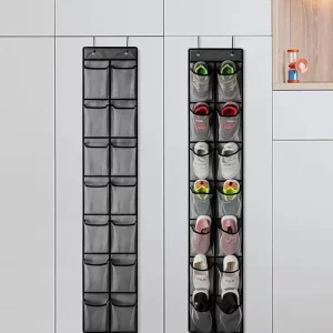 Závěsný organizér na boty s kapsami | závěsný pořadač, úložný organizér