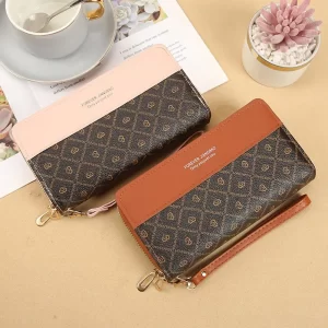 Dámská dlouhá peněženka s potiskem | dlouhá peněženka, dámská peněženka