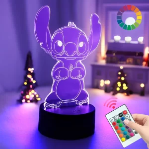 Noční lampička stitch pro děti | noční lampička, dětská lampa