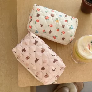 Stylová látková mini taštička na rtěnky | kosmetická taštička, organizér kosmetiky