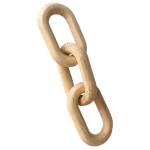 Dřevěný dekorativní řetěz na stůl a zeď | přírodní dekorace, dřevěná dekorace