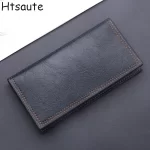 Pánská slim peněženka vintage styl | dlouhá peněženka, držák karet