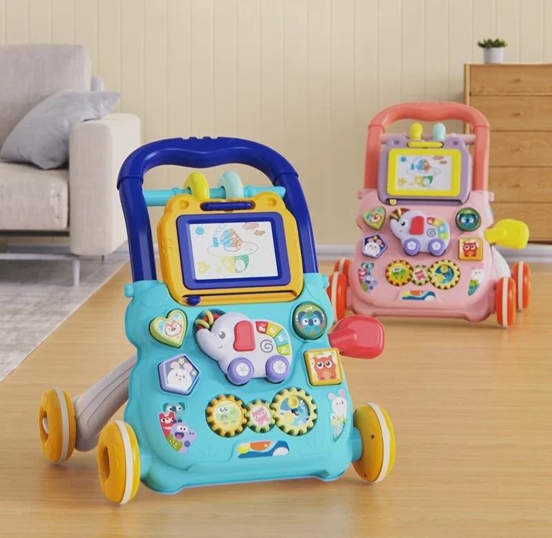 Nastavitelné interaktivní chodítko s melodiemi | chodítko pro děti, dětský vozík