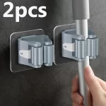 Držák mopu bez vrtání na stěnu | věšák, organizér