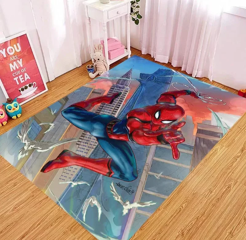 Dětský protiskluzový koberec s motivem Spidermana | koberec dětský, koberec obývák