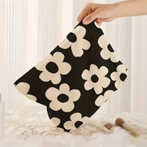 Kosmetická taštička s květinovým vzorem | kosmetická taštička, úložná taštička