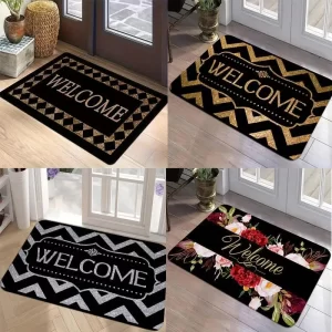 Stylový protiskluzový koberec s potiskem | dekorativní koberec, koberec obývák