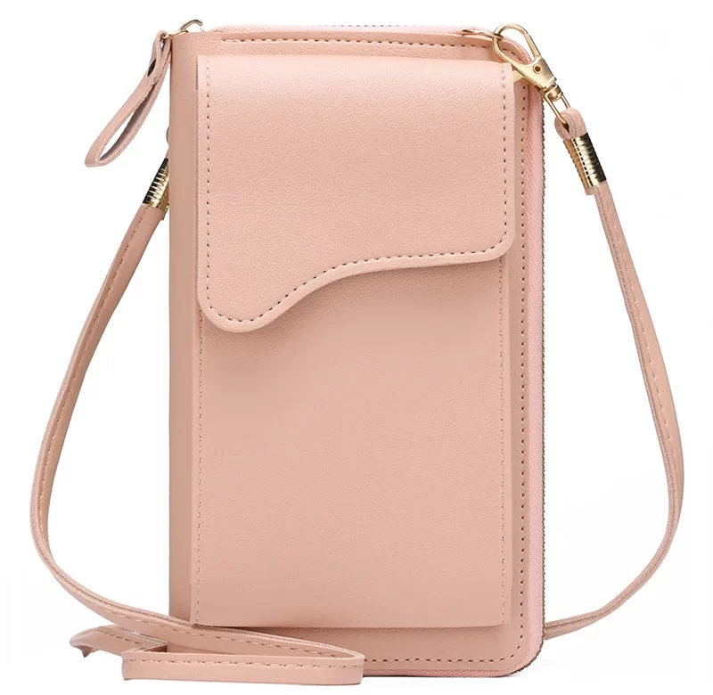 Malá koženková crossbody taška s kapsou | crossbody kabelka, dámská kabelka