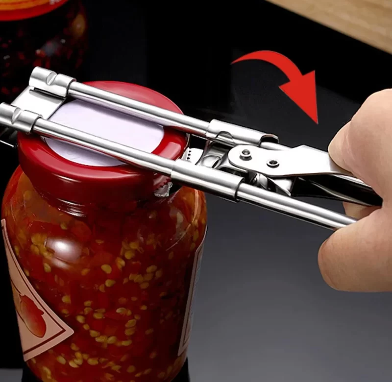 Nastavitelný otvírák z nerez oceli do kuchyně | otvírák, kuchyňské náčiní