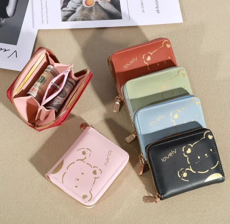 Dámská mini peněženka se zipem a třásní | malá peněženka, peněženka dámská