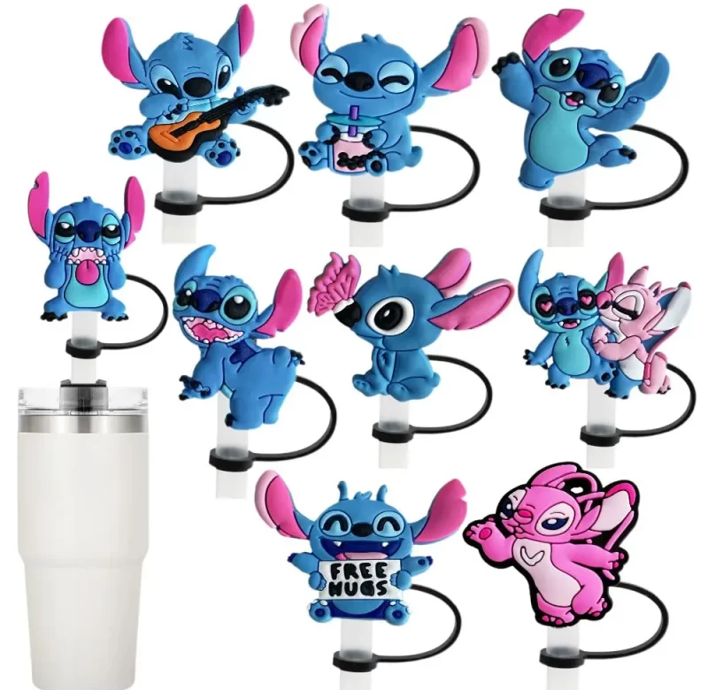 Stitch silikonové víčko na brčko 10mm | víčko, pítko