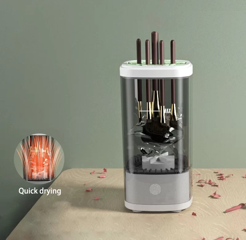 Elektrický čistič makeup štětců s USB napájením | čistič štětců, kosmetické příslušenství