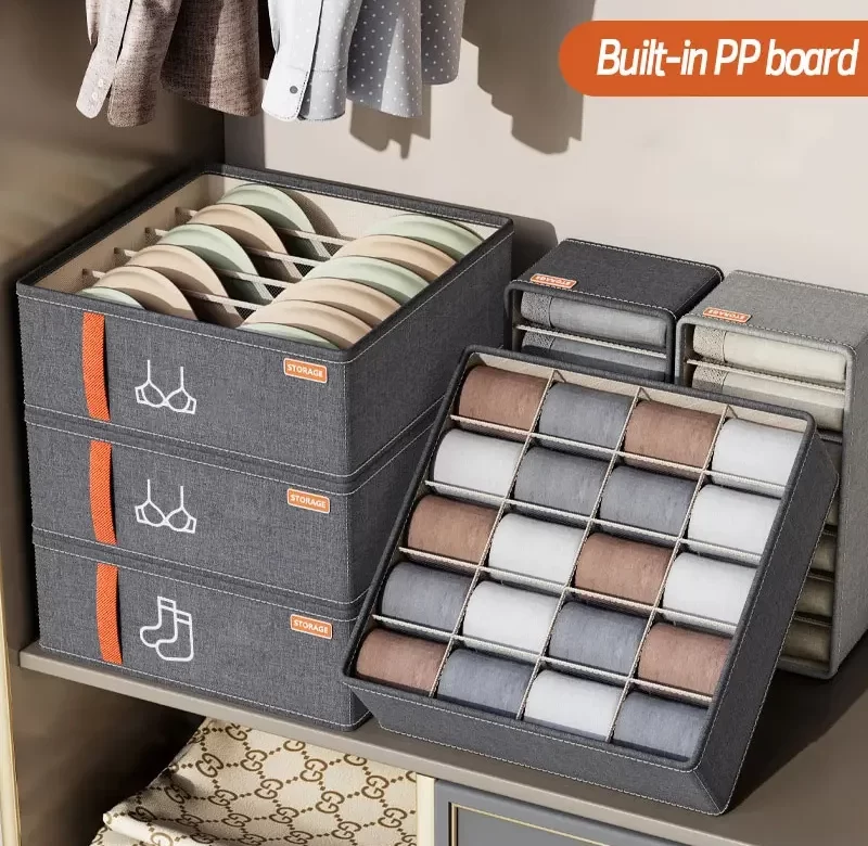 Textilní zásuvkový organizér do skříně | úložný box, organizér