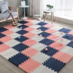 Bílá-Růžová-Tmavě modrá