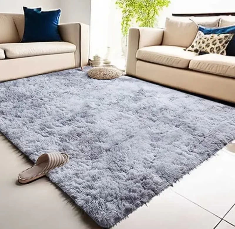 Měkký chlupatý koberec do obýváku | koberec, podložka