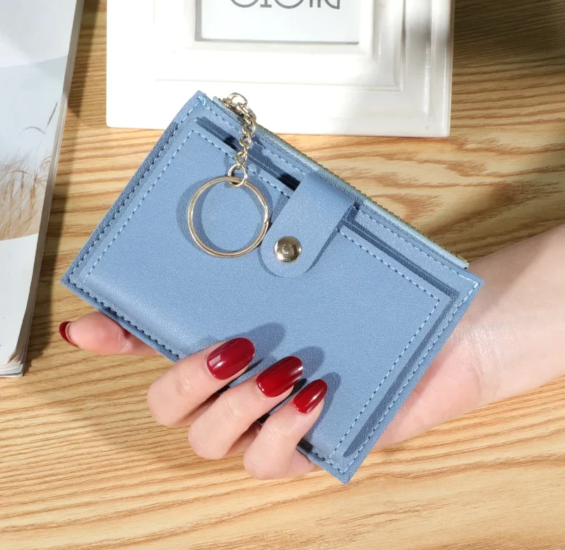 Ultra tenká zipová peněženka na cesty | peněženka, pouzdro