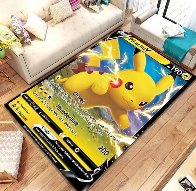 Anime koberec s postavičkami Pokemon | dětský koberec, koberec do pokoje