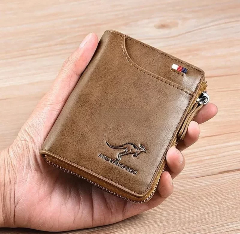 Pánská kožená peněženka se zipem | peněženka, peněženka pánská