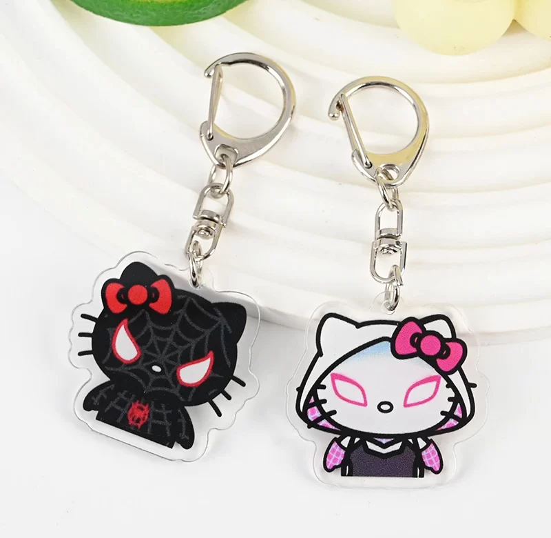 Roztomilý přívěsek hello kitty na tašku | dětský přívěsek, přívěsek na klíče