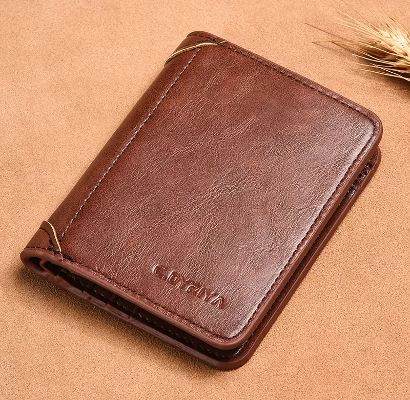 Luxusní pánská kožená peněženka s přihrádkami | pánská peněženka, kožená peněženka