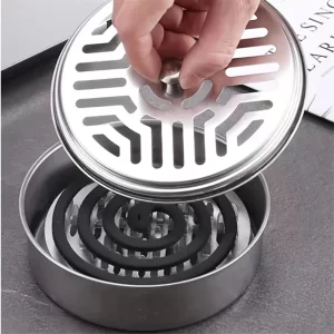 Odpuzovač komárů na spirálu s víkem | spirálový držák, box na komáry