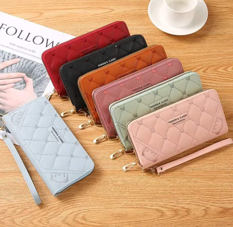 Víceúčelová módní peněženka se zipem | dámská peněženka, peněženka kabelka